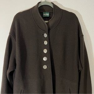 Cool vintage Geiger long buttoned sweater/coat